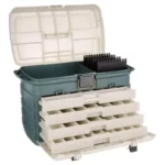 Ultimate Four-Drawer Fishing Tackle Box: Spacious & Durable Storage