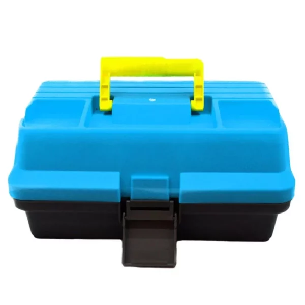 Compact 3-Layer Multipurpose Fishing Tackle Storage Box: Durable, Portable, Versatile