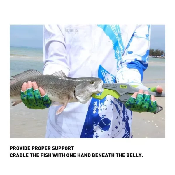 Multi-Functional Fishing Tool Set with Long Nose Pliers and Fish Gripper