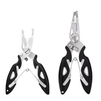 Multifunctional Stainless Steel Fishing Pliers – Braid Line Cutter, Hook Remover & Scissors