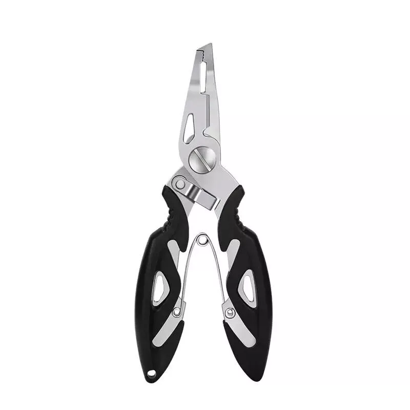 Multifunctional Stainless Steel Fishing Pliers – Braid Line Cutter, Hook Remover & Scissors