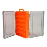 Double-Sided 12-Compartment Fishing Tackle Box: Durable, Multi-Functional Organizer for Anglers