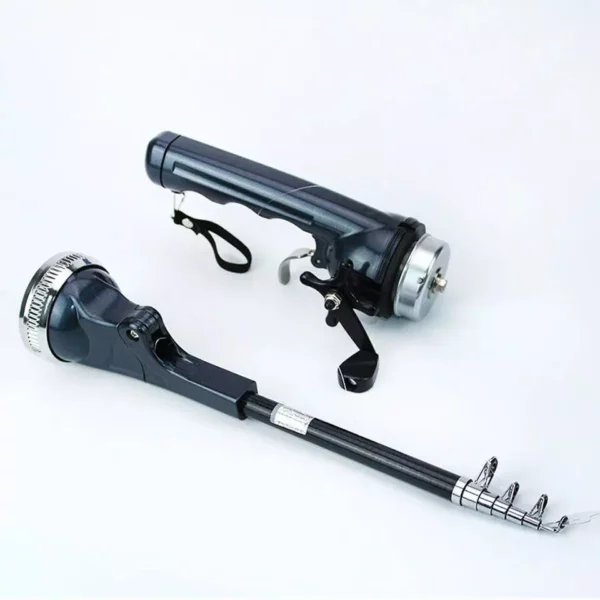 Compact Telescopic Fishing Rod & Reel Combo 134cm