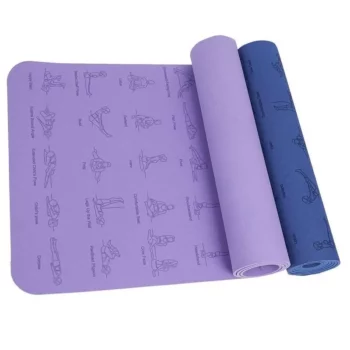 Premium Comfort & Anti-Skid Yoga Mat – 183x61cm, 6mm Thick, Eco-Friendly TPE, Ideal for Beginners