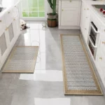 Geometric Non-Slip Kitchen Runner Rug