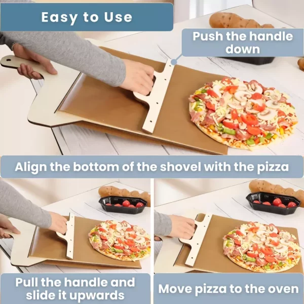 Non-Stick Pizza Peel Shovel