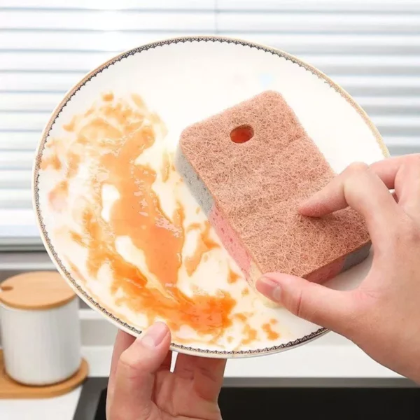 Eco-Friendly Double-Sided Kitchen Cleaning Sponges
