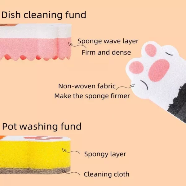 Cat Claw Multipurpose Cleaning Sponges