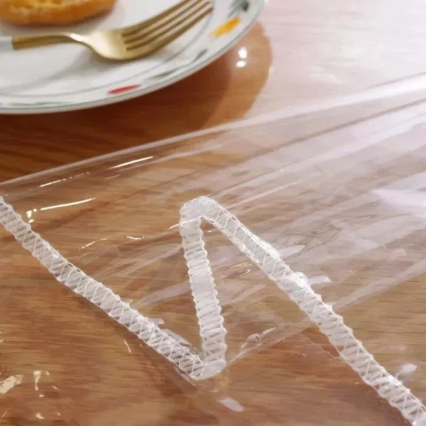 Elegant Transparent PVC Lace Tablecloth