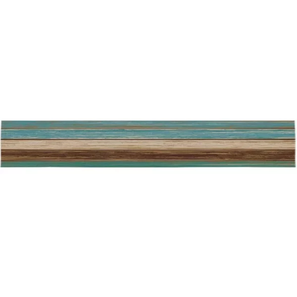 Customizable Turquoise Linen Table Runner