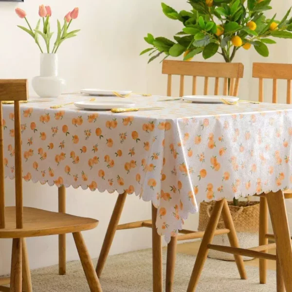 Waterproof & Grease-Proof PVC Tablecloth