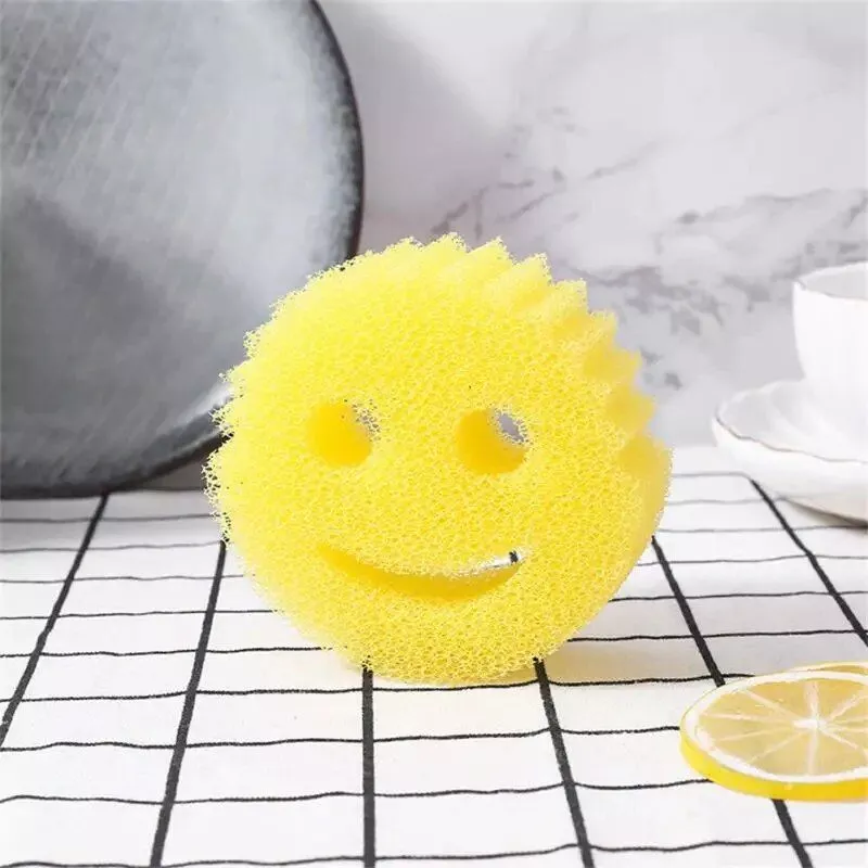Multi-Purpose Smiley Face Cleaning Sponge