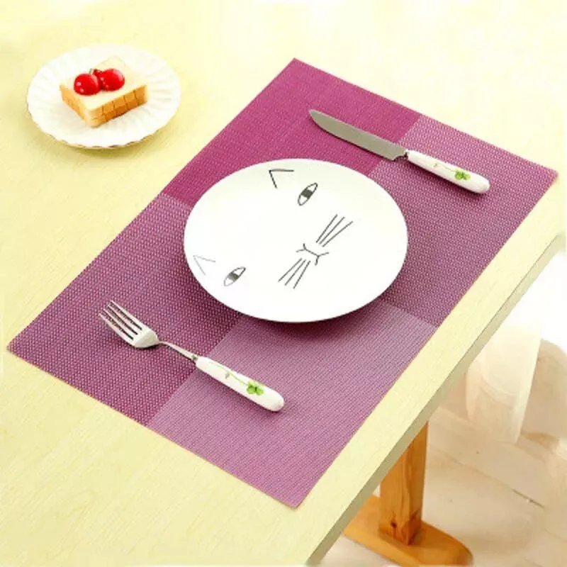 Elegant Modern PVC Placemat for Dining – Eco-Friendly, Stocked Kitchen Mat