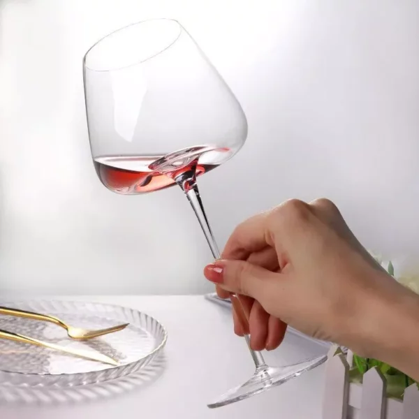 Luxury European Crystal Wine Glasses – Handcrafted, Lead-Free Bordeaux Tasting Cups
