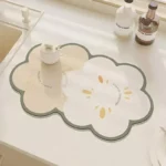 Versatile Flower-Shaped Kitchen Drying Mat