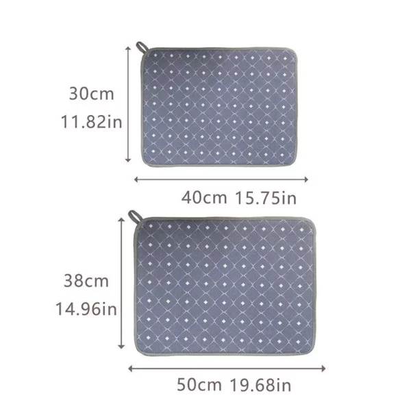 Multi-Purpose Microfiber Dish Drying Mat