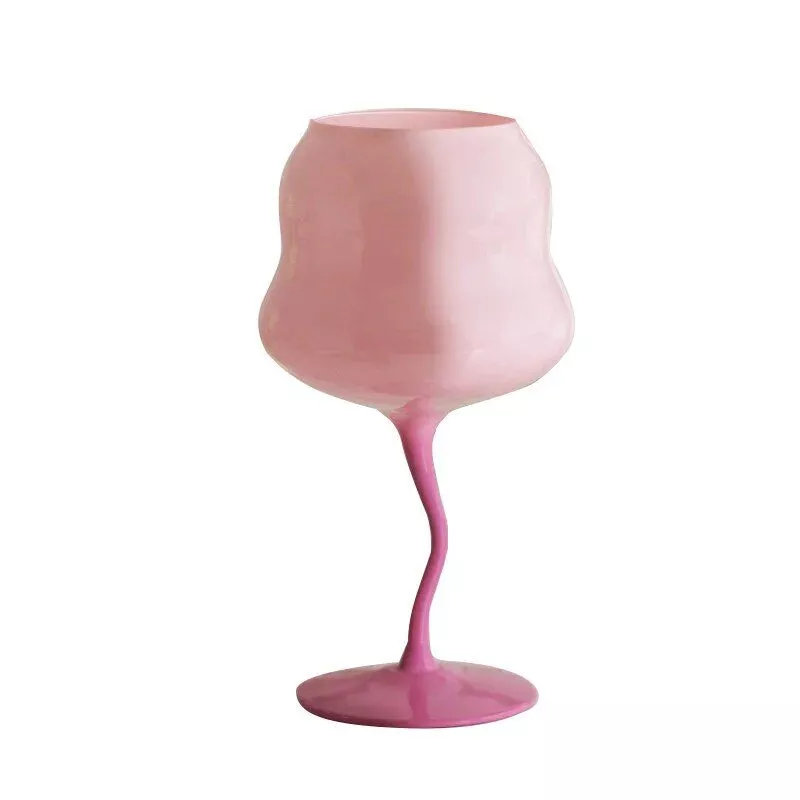 Vintage Twister Macaron Wine Glass – Elegant, Eco-Friendly Glassware for Parties and Home Decor