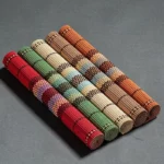 Eco-Chic Bamboo Placemat & Coaster Set - Vibrant, Durable Table Mats