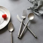 Vintage Elegance Stainless Steel Cutlery Set