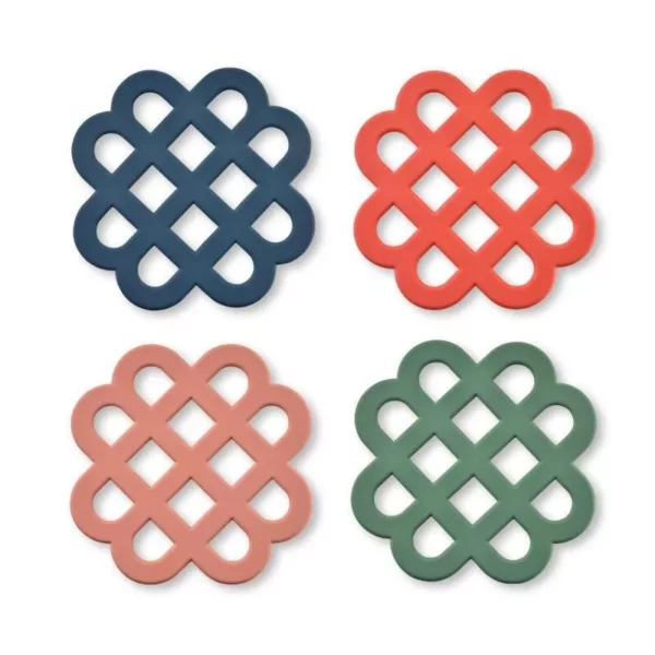 Eco-Friendly Silicone Trivet Mats – Heat Resistant, Traditional Chinese Style