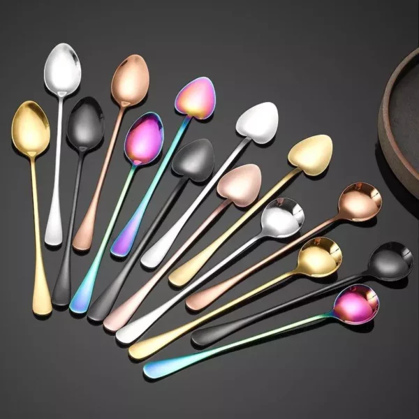 Charming Heart-Shaped Stainless Steel Spoon