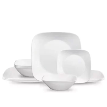 Modern Square 12-Piece Dinnerware Set
