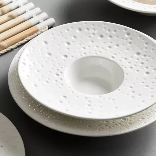Elegant Nordic Ceramic Deep Plate