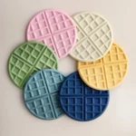 Heat-Resistant Silicone Waffle Trivet - Multipurpose Table Mat and Pot Holder