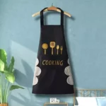 Multi-Functional Waterproof Kitchen Apron with Handy Towels and Pocket