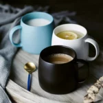 Elegant Nordic-Style Matte Ceramic Mug - Eco-Friendly Office & Home Beverage Cup