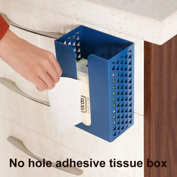 Modern Multifunctional Wall-Mounted Tissue Holder – Space Saving Bathroom Organizer