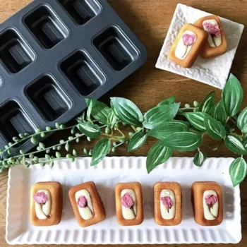 Versatile Japanese-Style 10-Piece Metal Cake Baking Tray Set