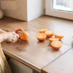 Clear Acrylic Cutting Board with Counter Lip