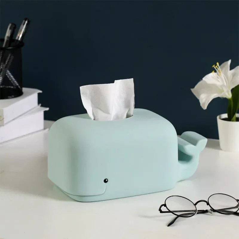 Creative Silicone Tissue Box with Mobile Phone Stand