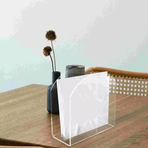 Modern Acrylic Napkin Holder – Elegant and Durable Tissue Dispenser for Home and Restaurant