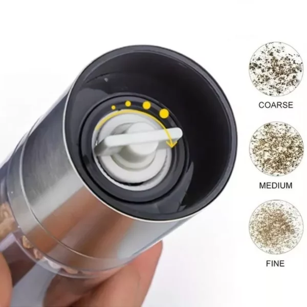 Stainless Steel 2-in-1 Salt and Pepper Grinder