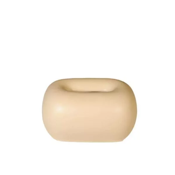 Minimalist Ceramic Tissue Box – Modern Style, Round Corner Desk Accessory