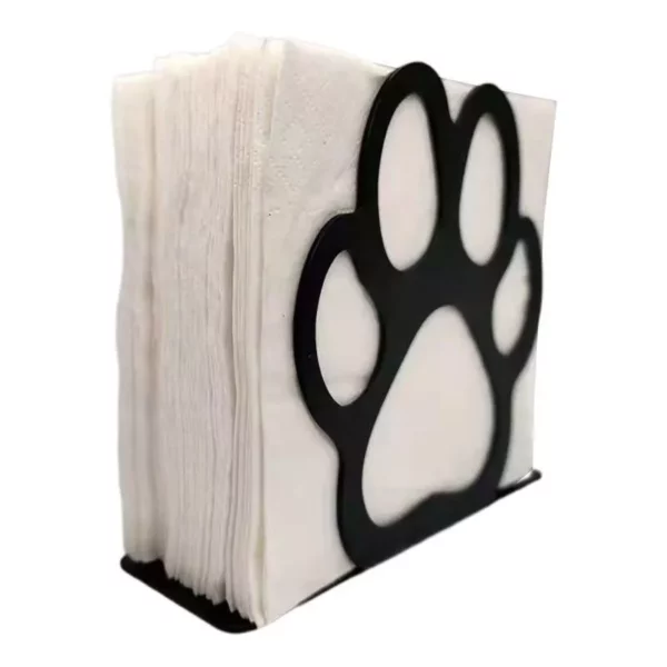 Chic Bearpaw Iron Napkin Holder – Rustproof and Decorative Tissue Dispenser for Home & Office