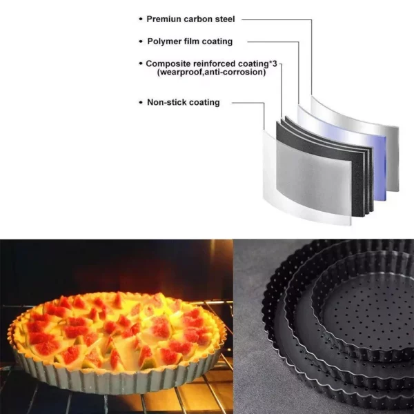 Versatile Non-Stick Carbon Steel Pizza and Baking Pan