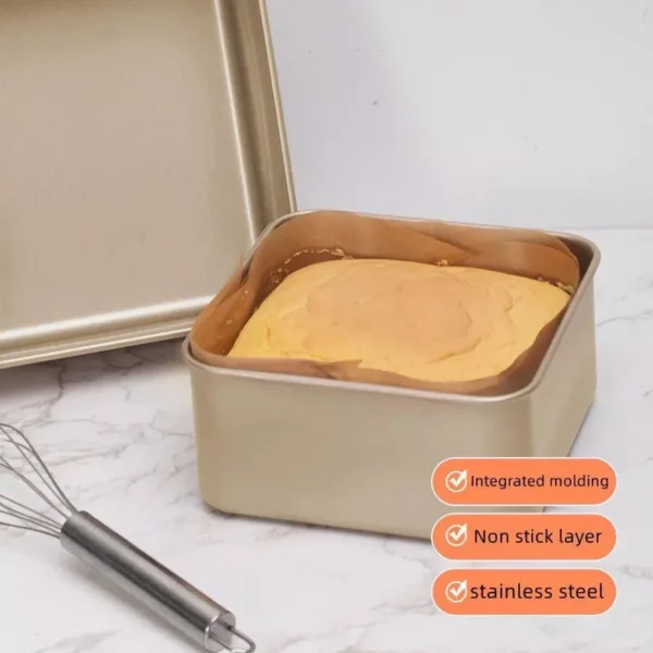 Versatile Non-Stick Carbon Steel Baking Tray for Cakes, Pizzas, and More