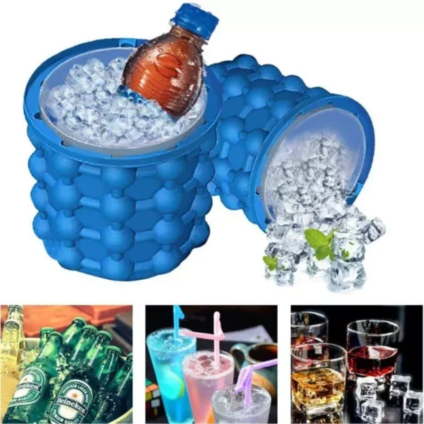 Efficient Silicone Ice Cube Maker