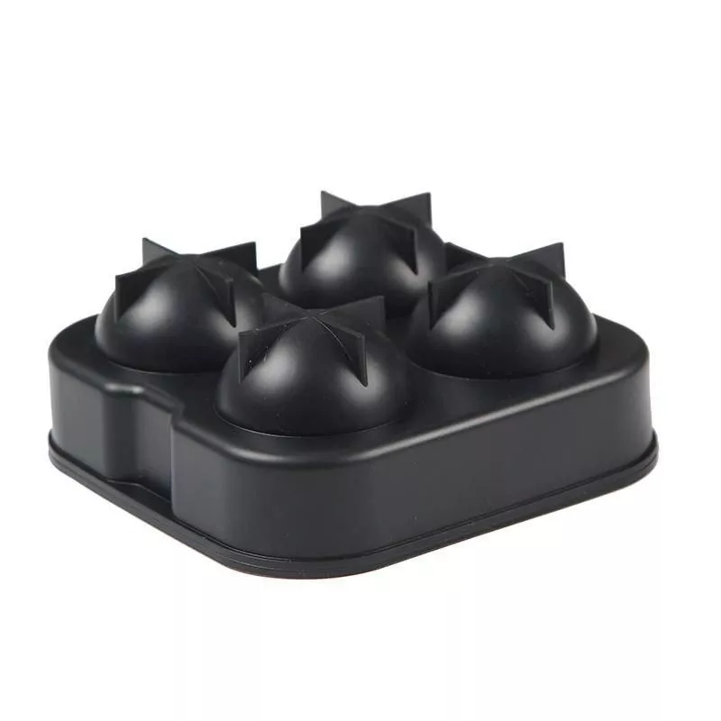 Deluxe Diamond-Shape Silicone Ice Cube Tray with Lid