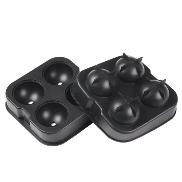 Deluxe Diamond-Shape Silicone Ice Cube Tray with Lid