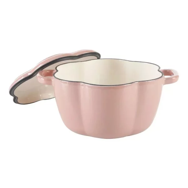 Charming Pink Floral 3-Quart Dutch Oven - Image 6