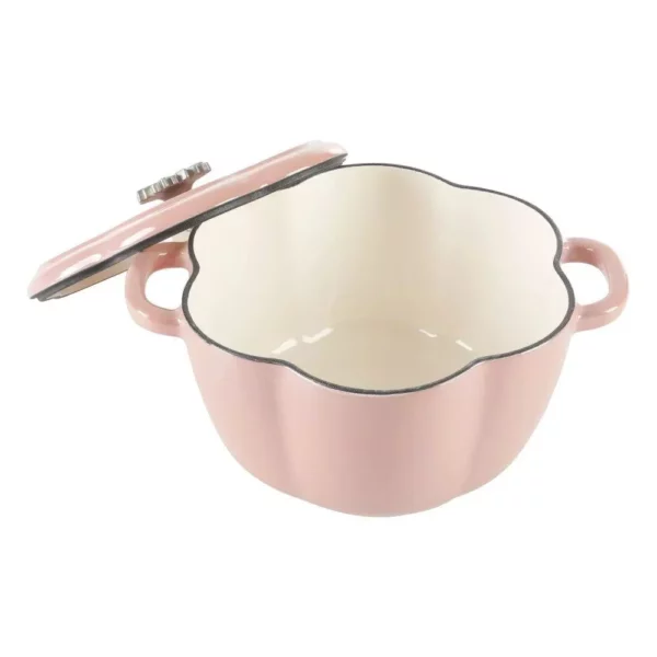 Charming Pink Floral 3-Quart Dutch Oven - Image 5