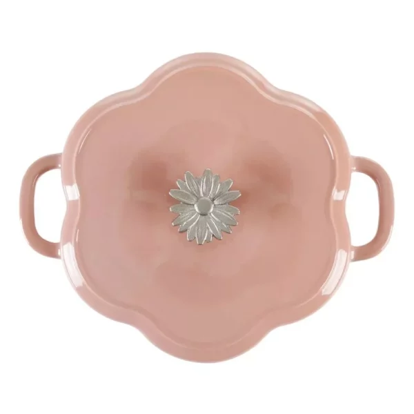 Charming Pink Floral 3-Quart Dutch Oven - Image 7