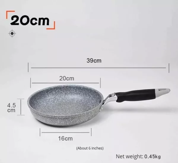 20cm Non-Stick Maifan Stone Frying Pan - Image 5