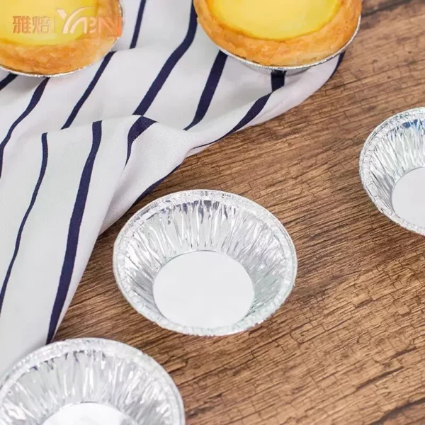 Versatile Silver Foil Baking Cups (100pcs)