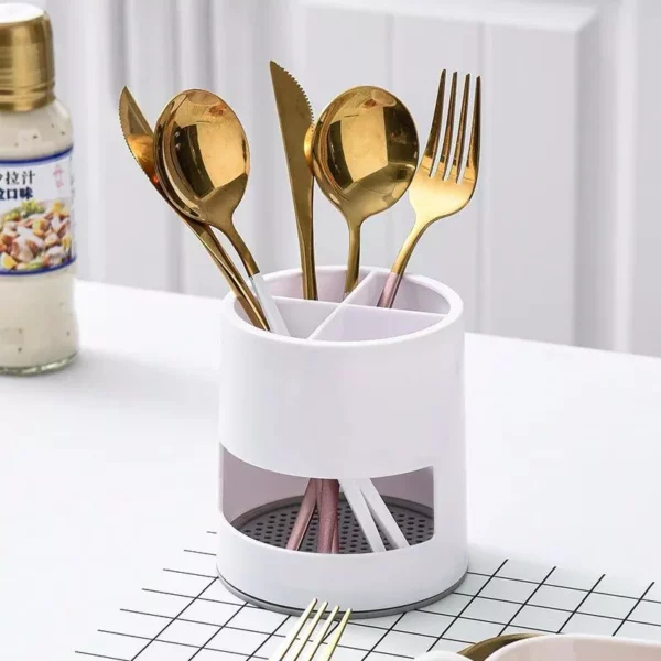 Multi-Functional Chopsticks and Cutlery Organizer: Versatile Kitchen and Bathroom Storage Solution - Image 6