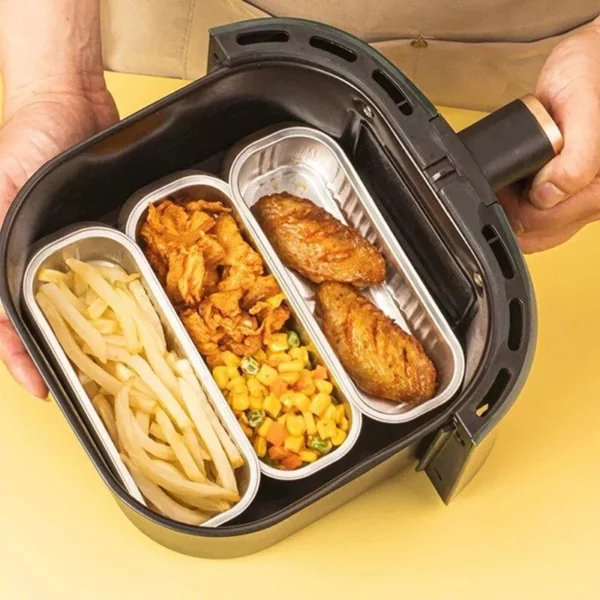 Gold Aluminum Foil Baking Tray for Air Fryer